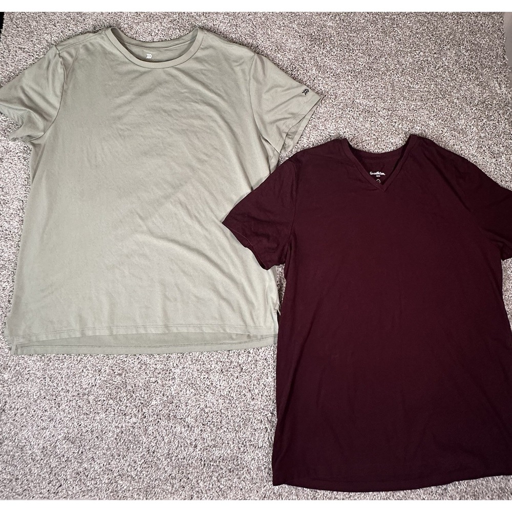 Men's Large Goodfellow Lyndale V-neck And All In Motion Tees